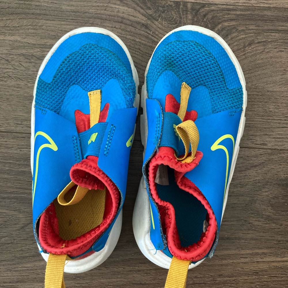 Blue and Red Kids Sneakers - Nike